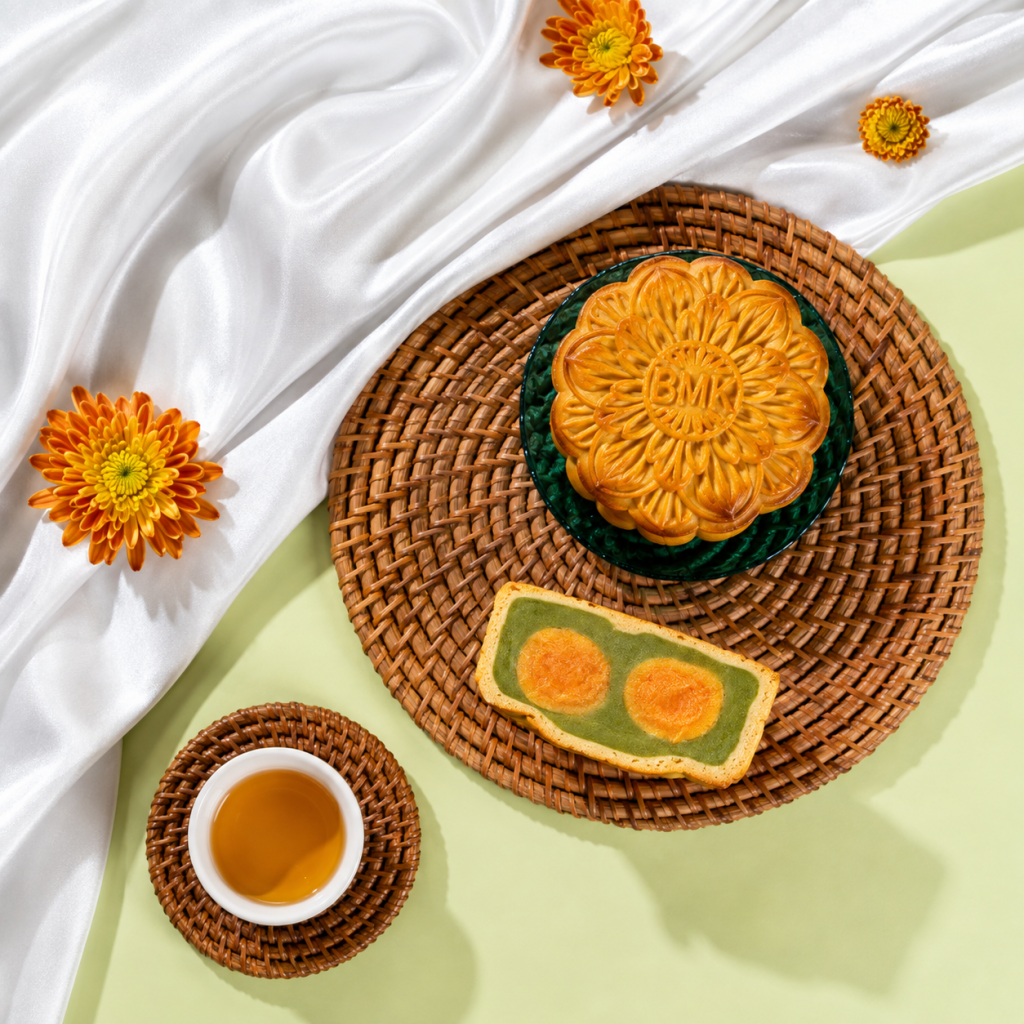 Bánh MK Hà Nội nướng sen trà xanh 2 trứng