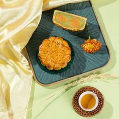 Bánh MK Hà Nội nướng đậu xanh lá dứa 2 trứng - 2